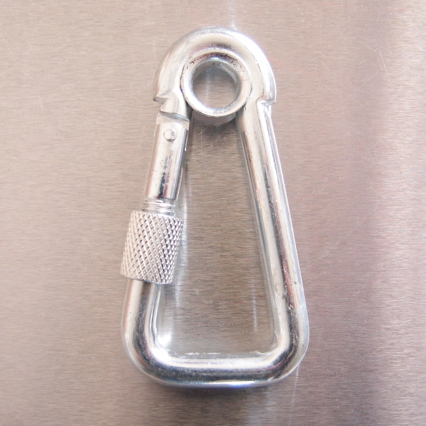 Asymmetric Carbine hook with Screw Gate - Zinc Plated