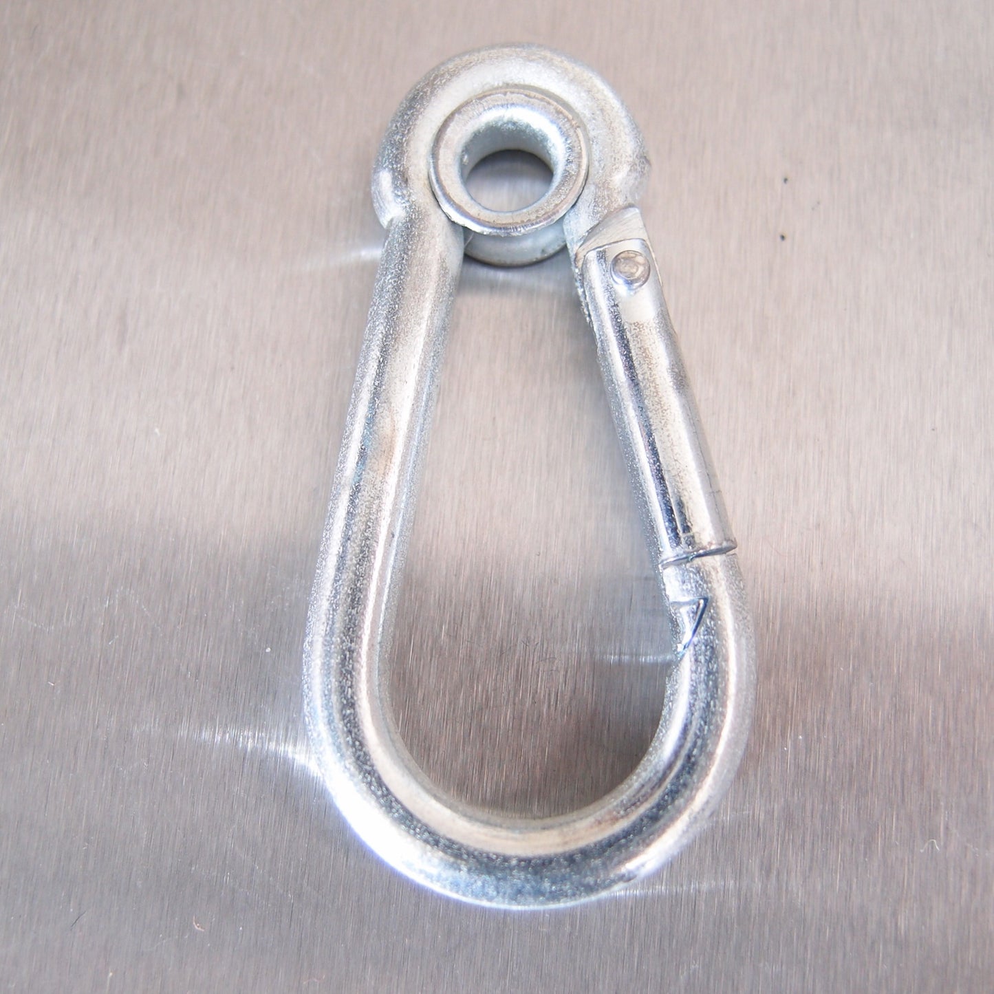 Carbine Hooks: Zinc Plated - with Eyelet