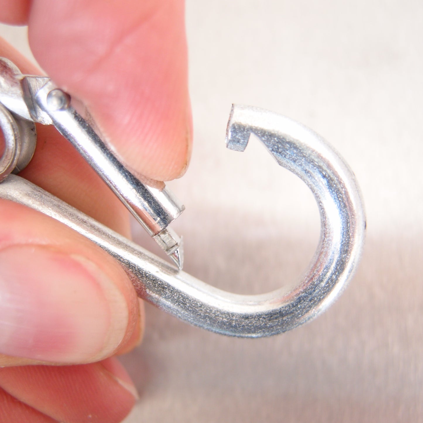 Carbine Hooks: Zinc Plated - with Eyelet