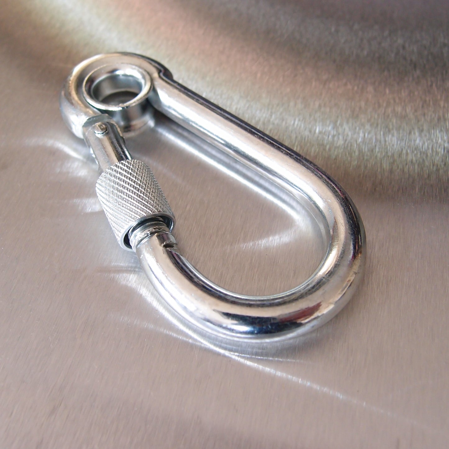 Carbine Hooks Zinc Plated with Eyelet and Screw Nut