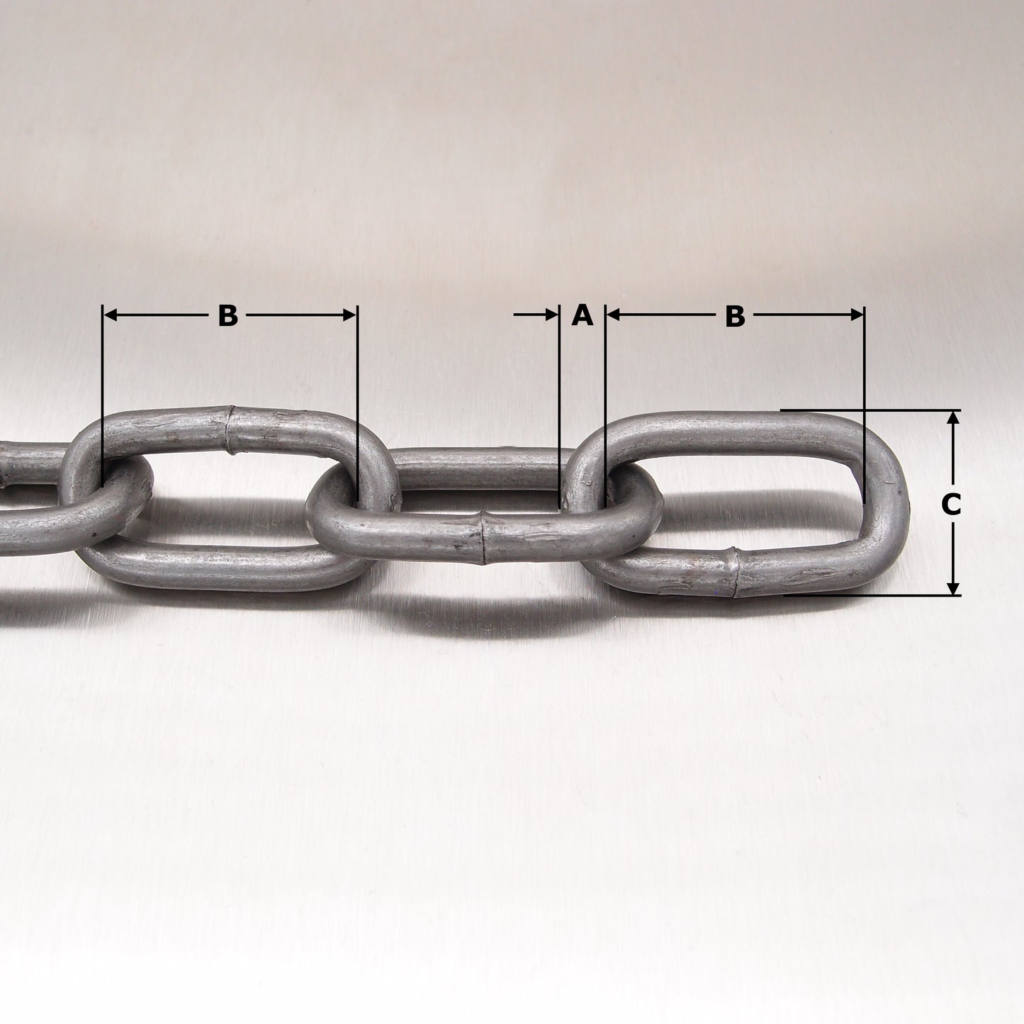 Long Link Chain: Electrically Welded Mild Steel - Self Colour