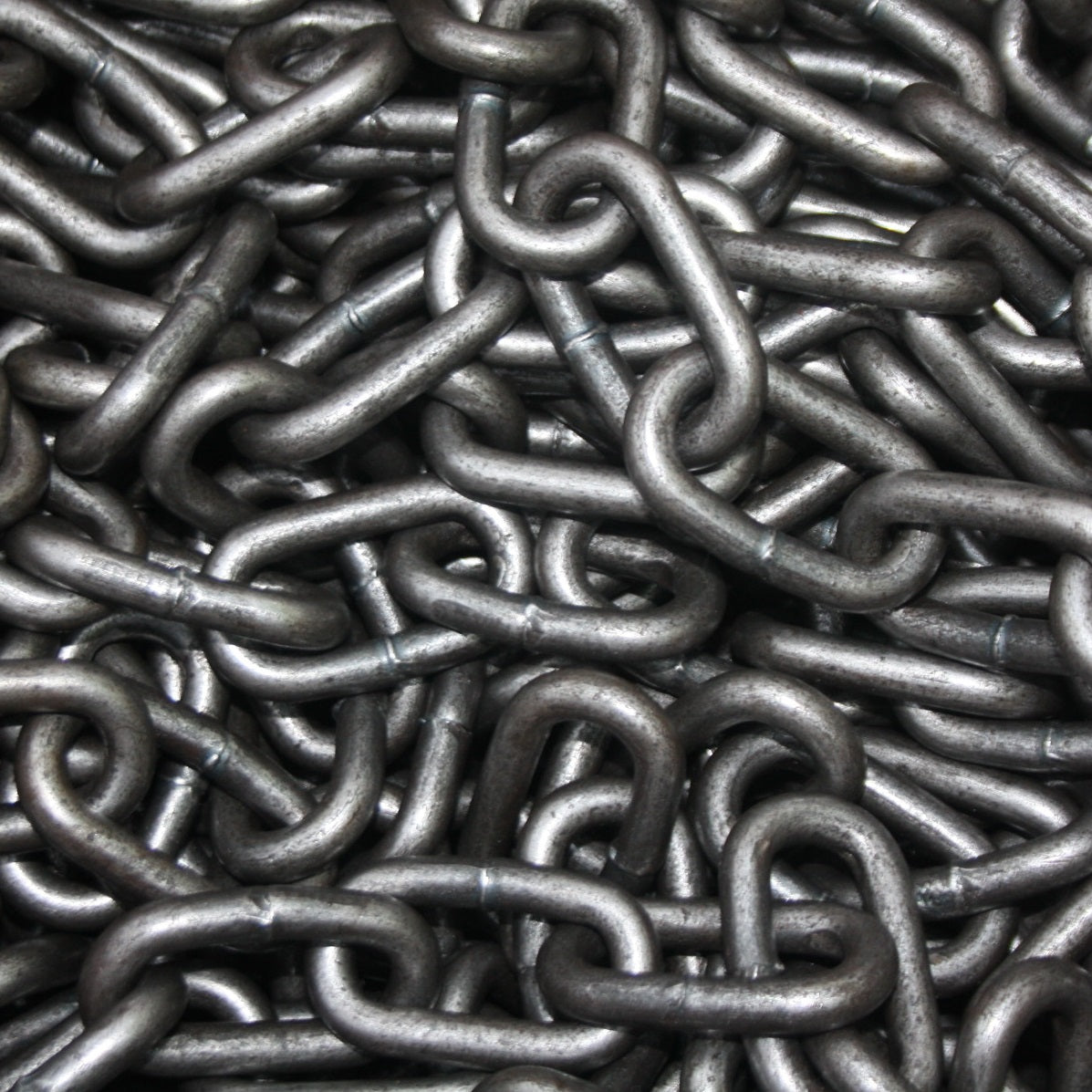 20mm Long Link Chain - Self-Colour Mild Steel - 50m Drum