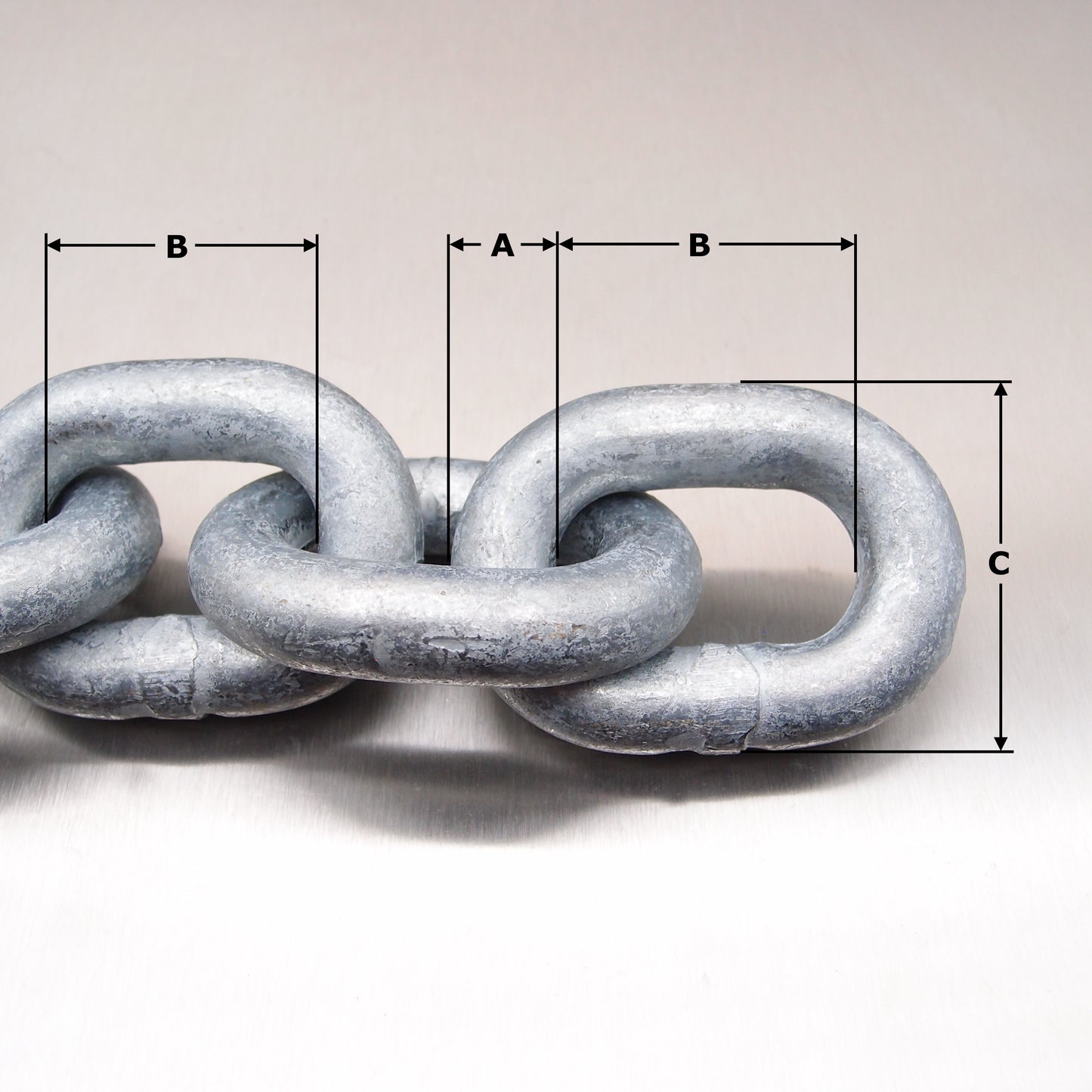 Short Link Chain - Galvanised