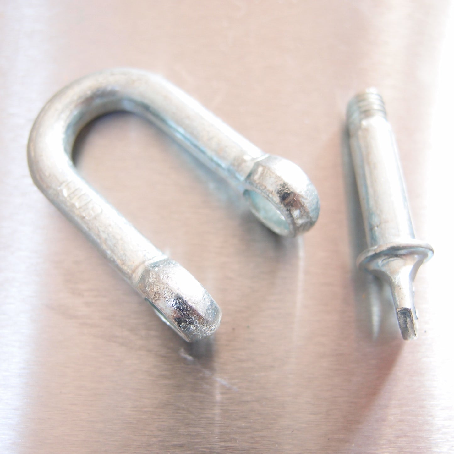 Commercial Dee Shackle: Galvanised with Screwed Collar Pin