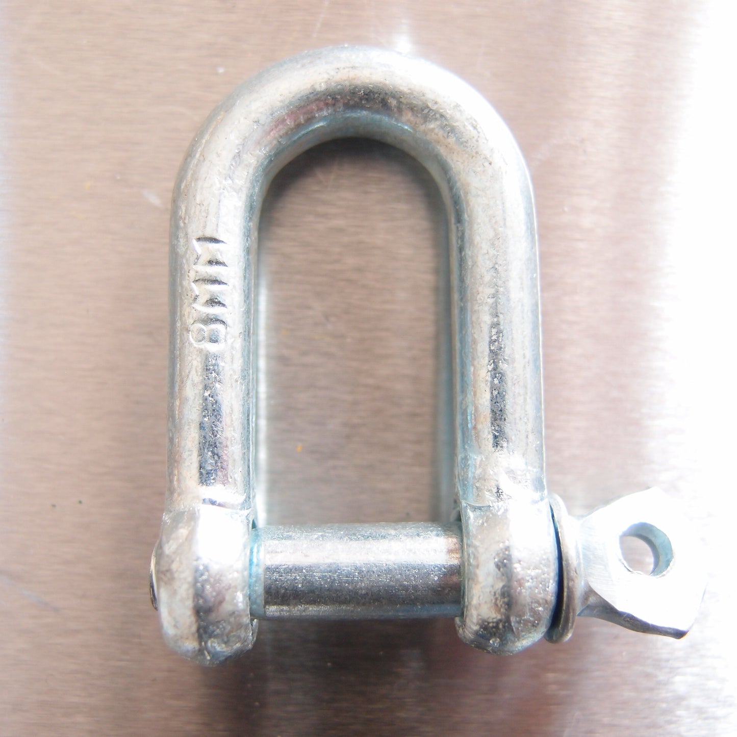 Commercial Dee Shackle: Galvanised with Screwed Collar Pin