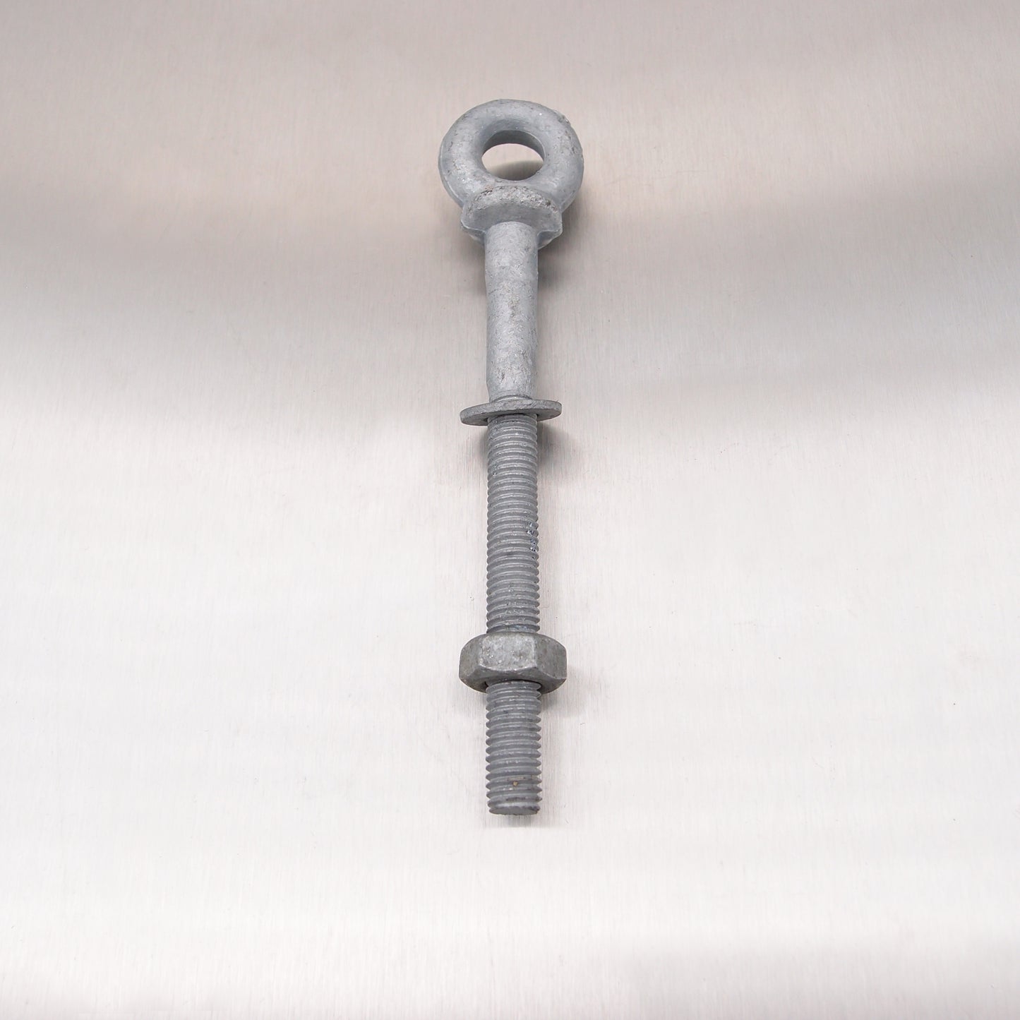 Long Shank Eyebolts with Nut and Washer - Galvanised
