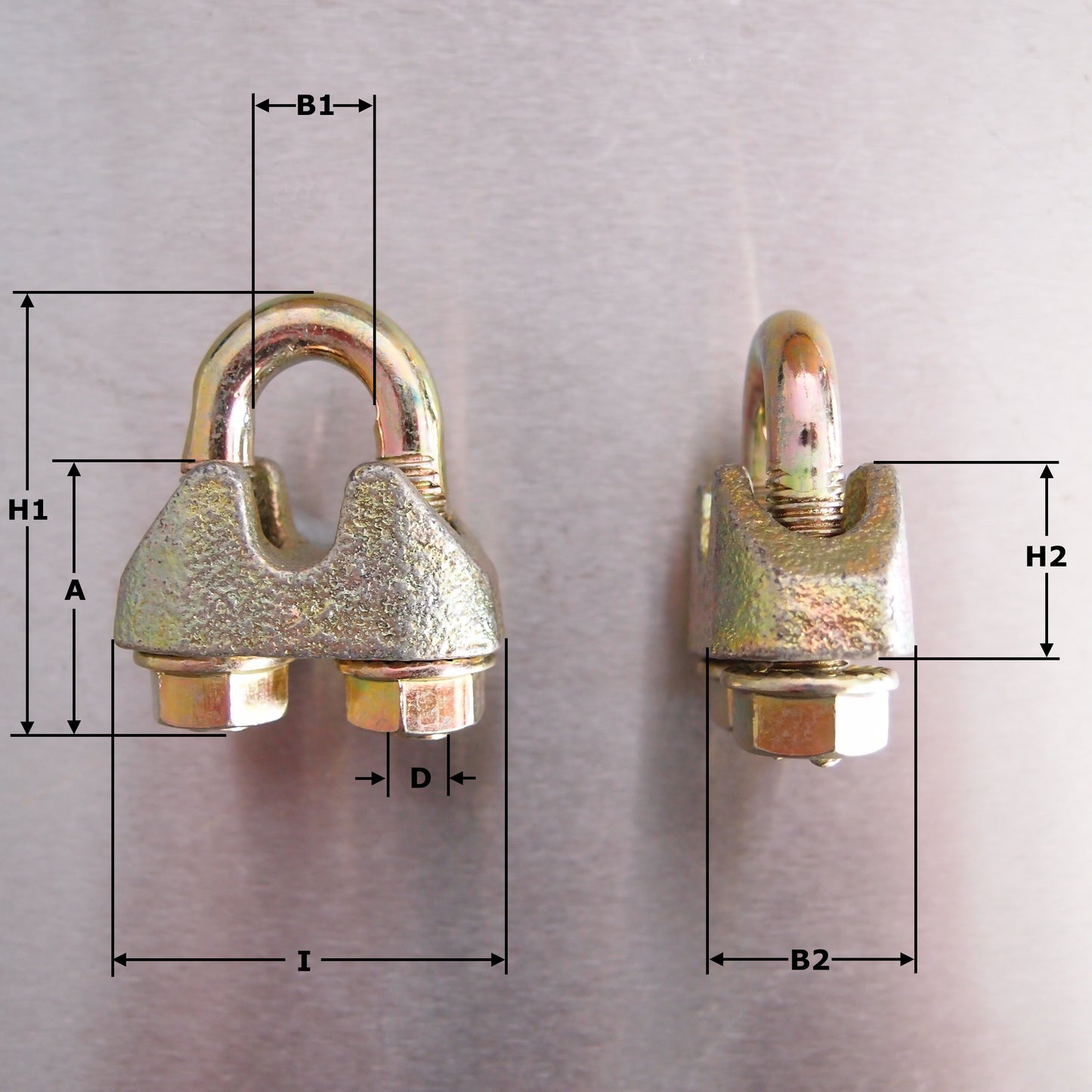 Wire Rope Grips: DIN1142