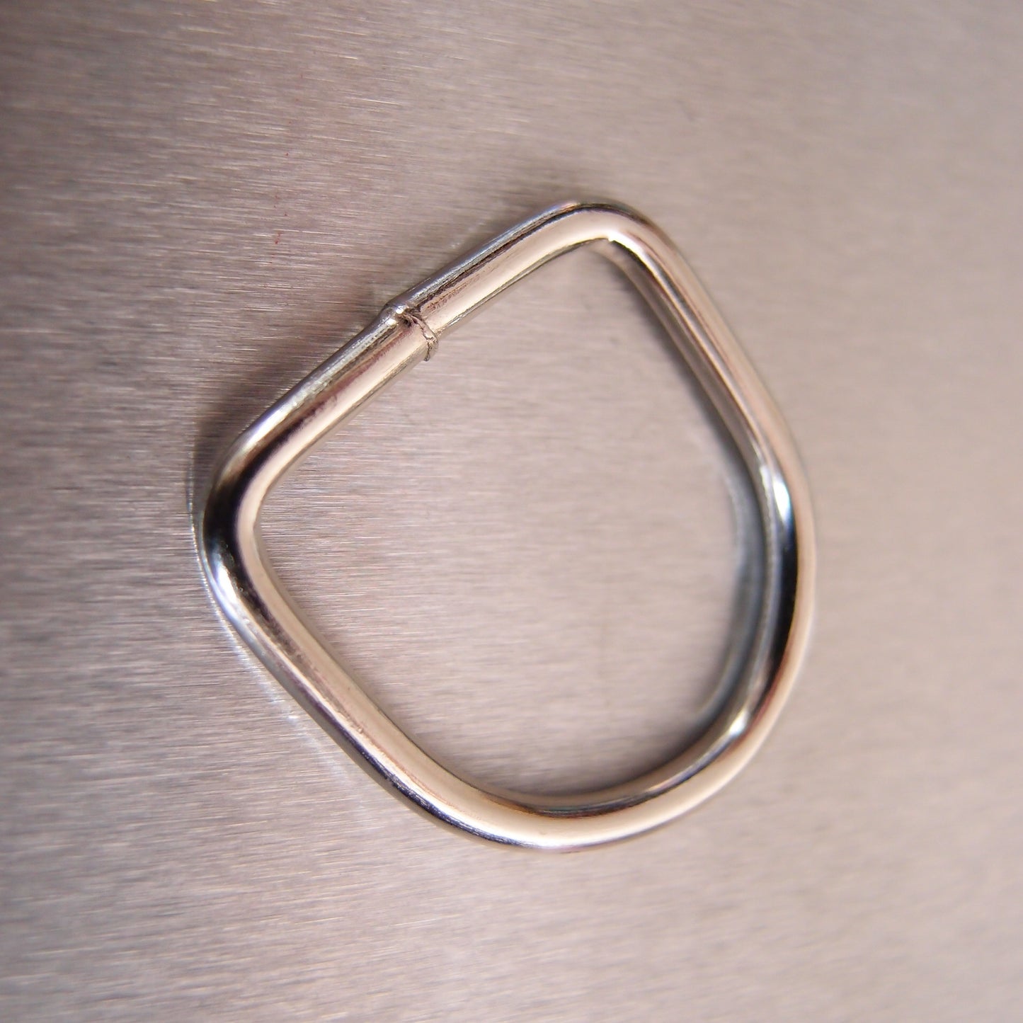 Dee Ring Mild Steel - Nickel Plated