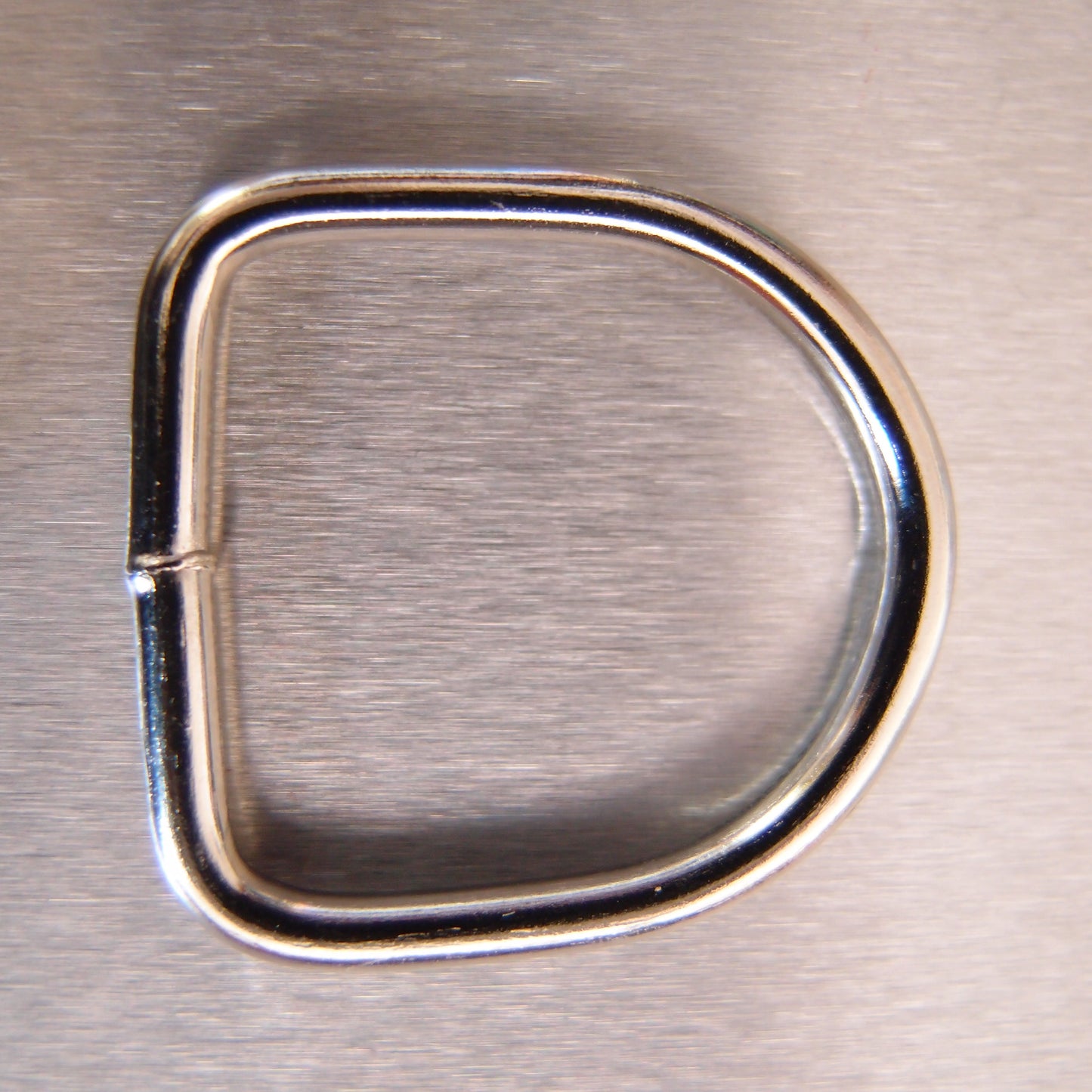 Dee Ring Mild Steel - Nickel Plated