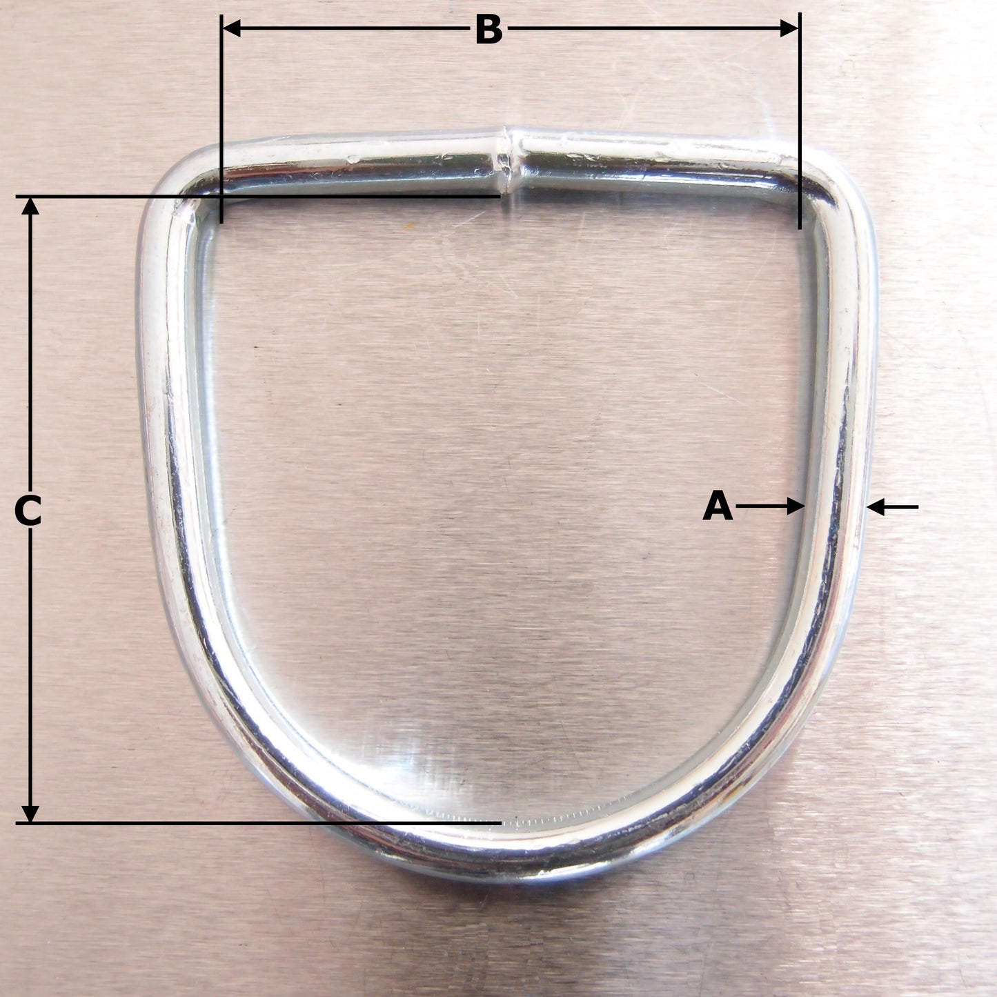 Dee Ring Welded - Zinc Plated