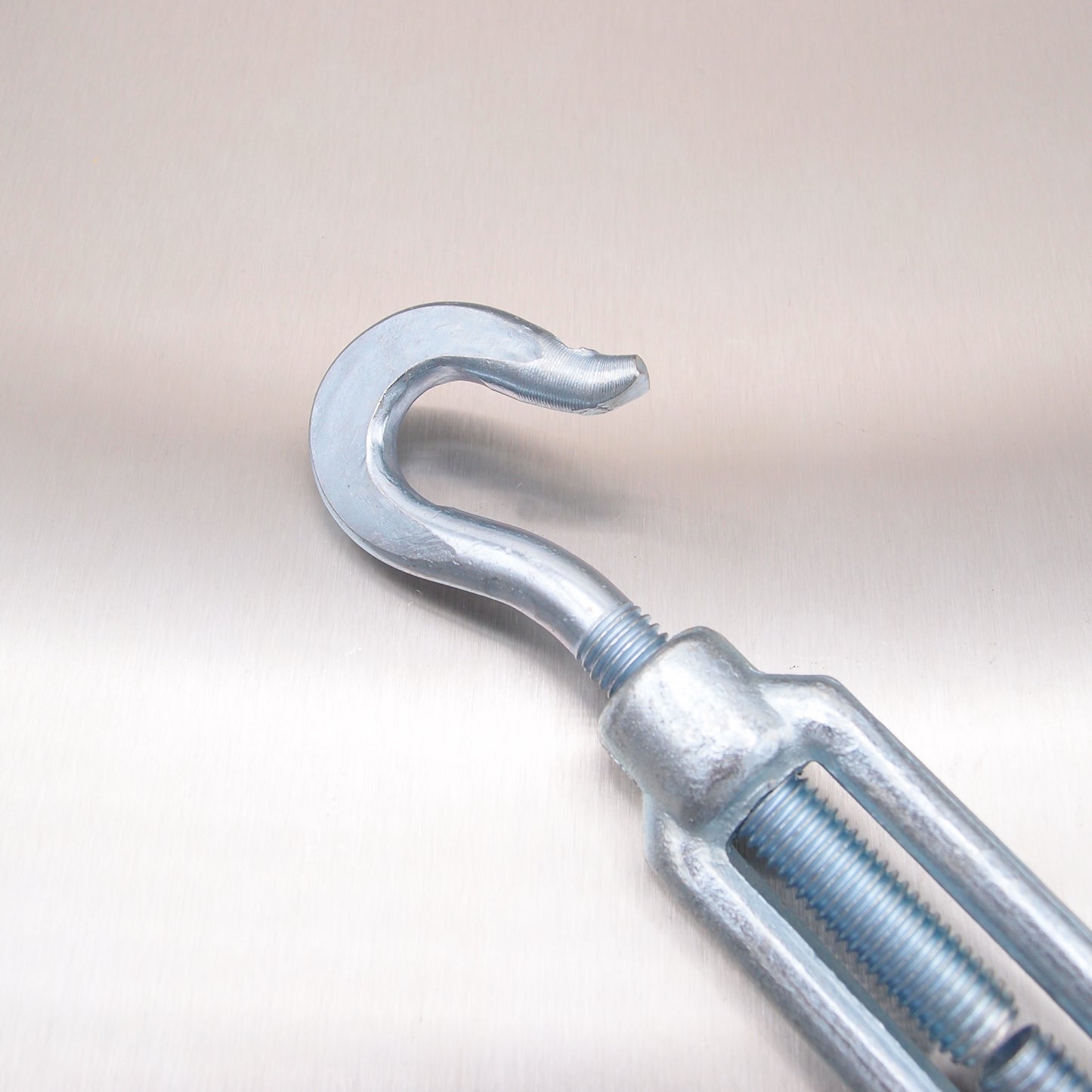 Turnbuckle - Hook & Eye - Galvanised - Open Body Straining Screw