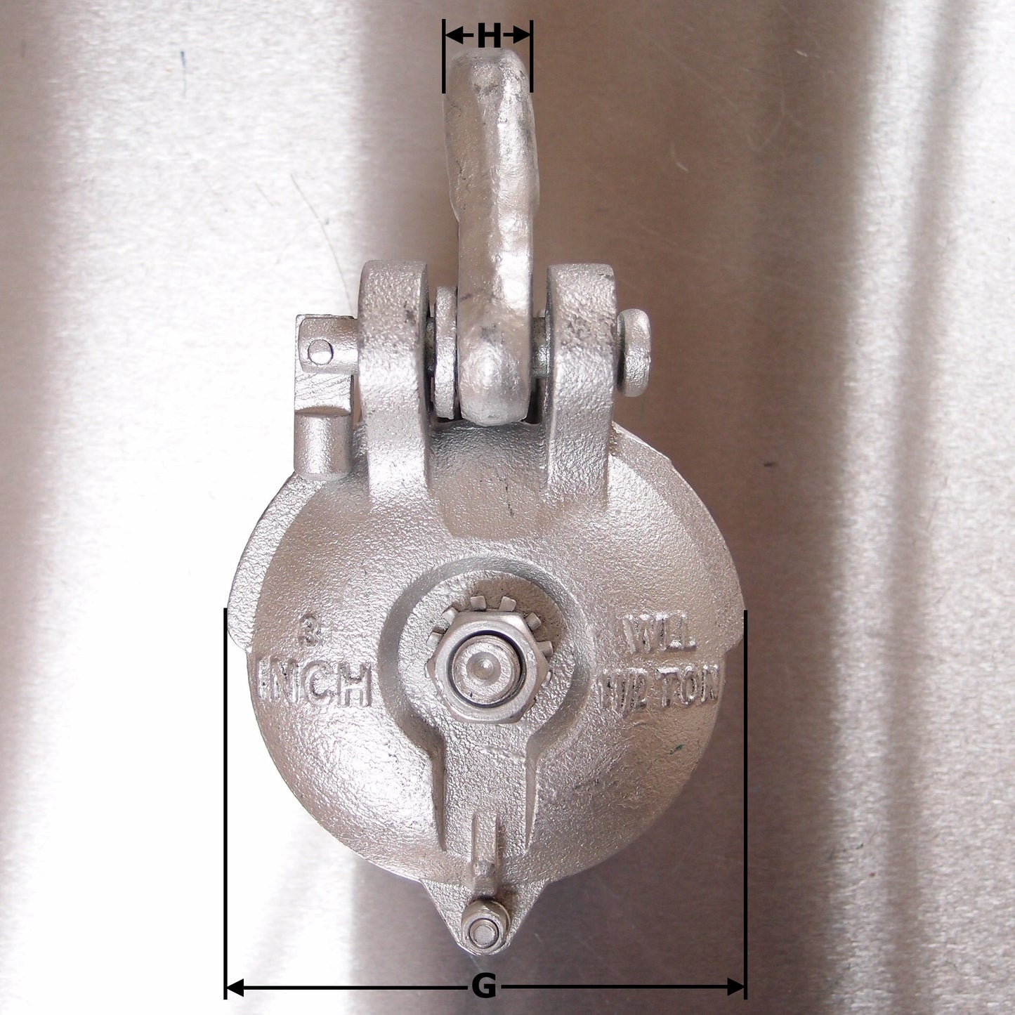 Forestry Yarding Pulley Block - Galvanised