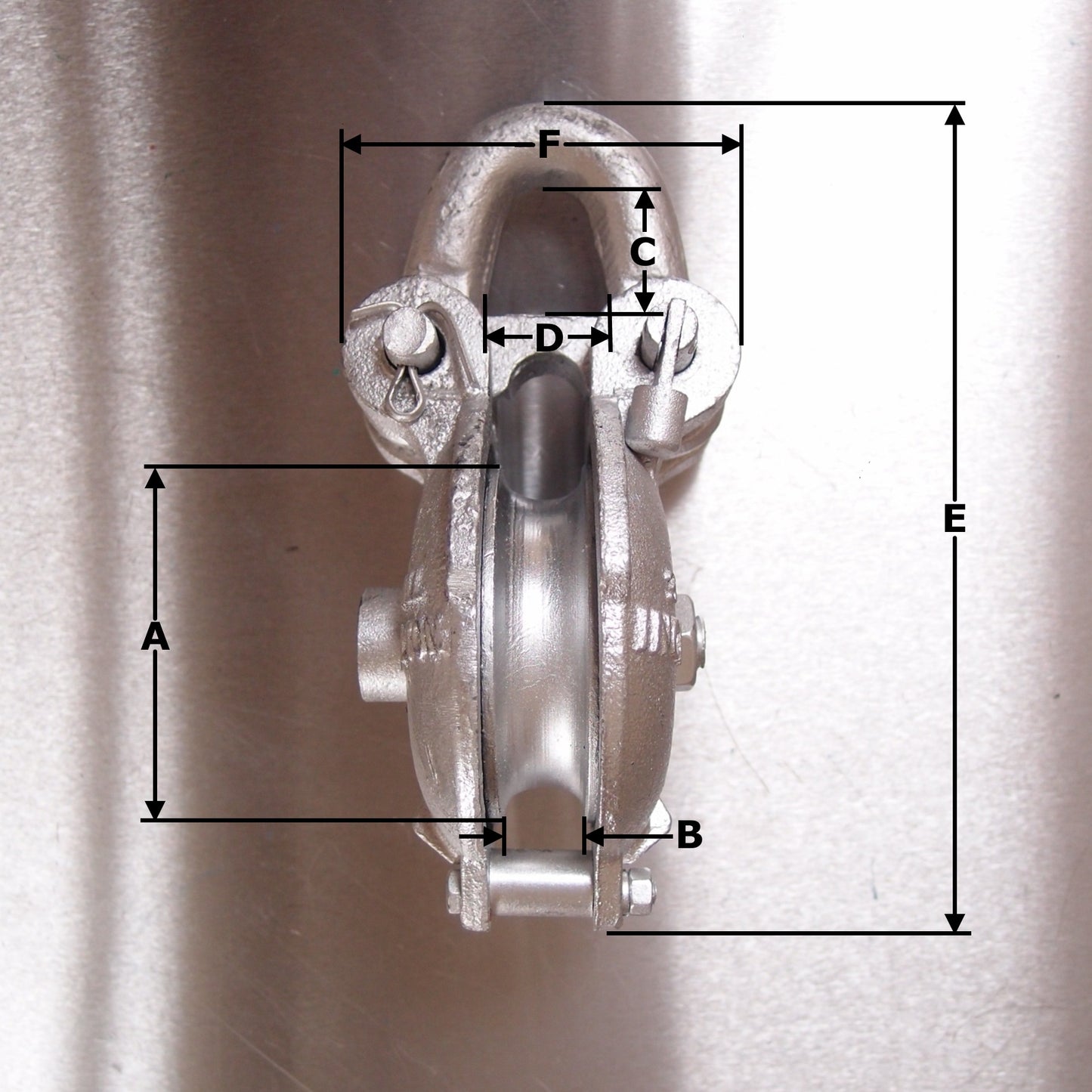 Forestry Yarding Pulley Block - Galvanised