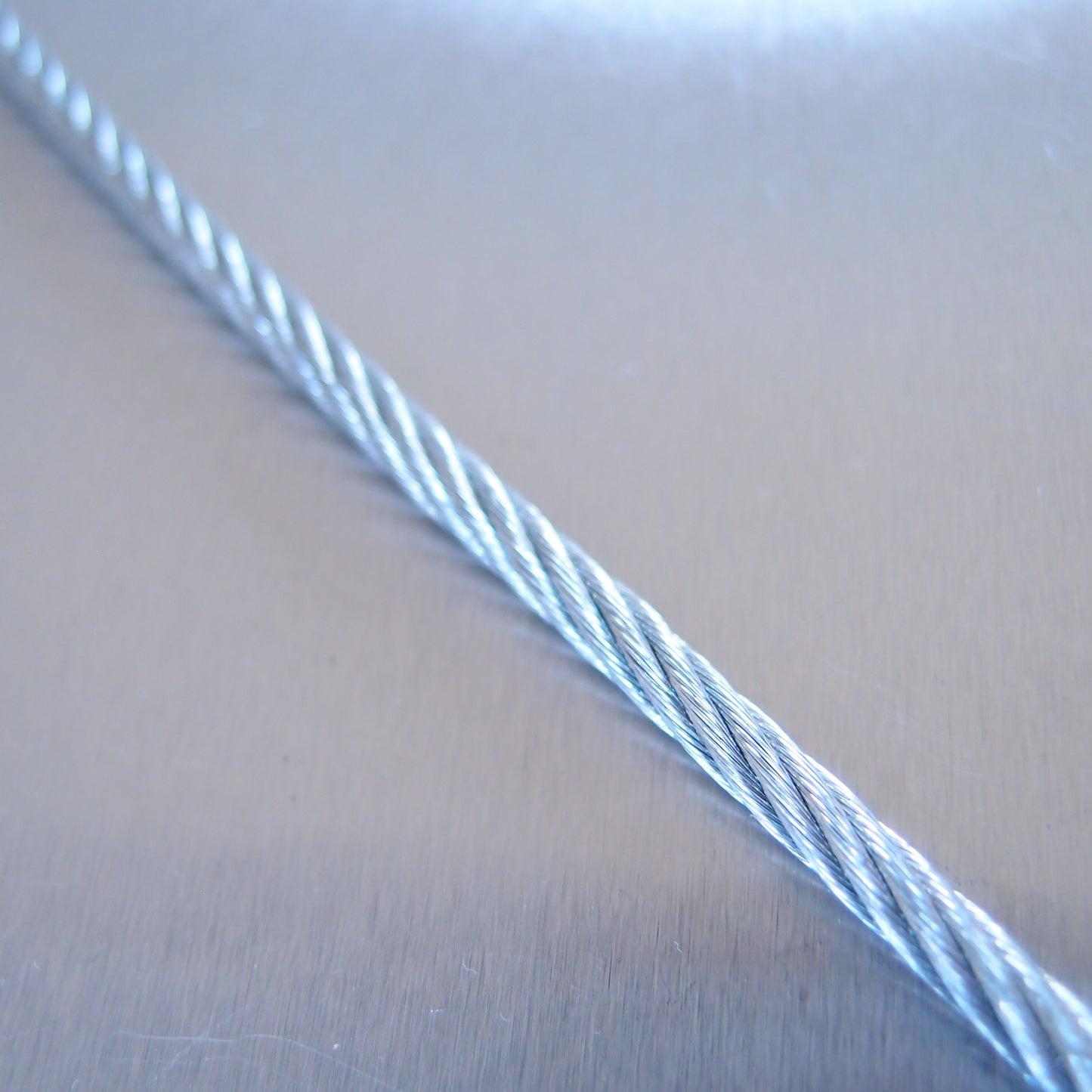 Wire Rope - Galvanised Steel - 7 x 19 WSC - 100m Reel
