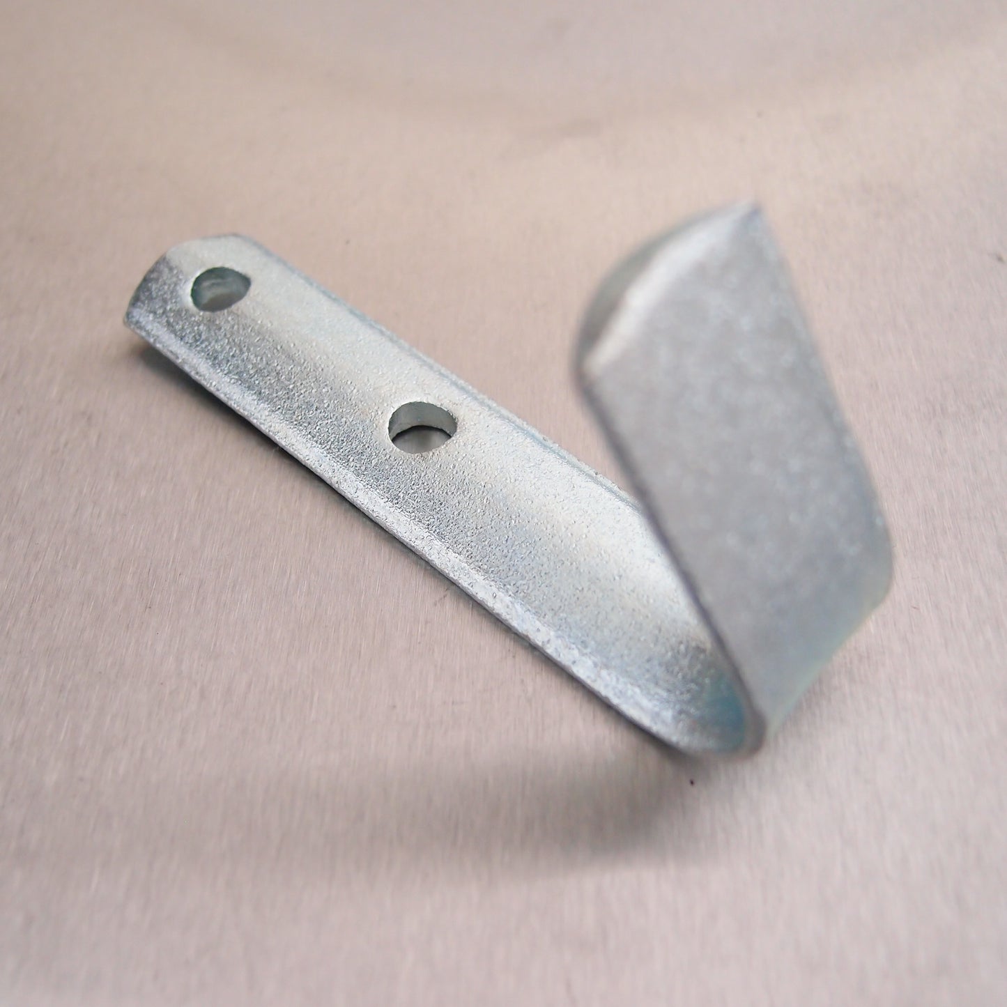 Bolt On Rope Hooks Zinc Plated - Half Round Pattern