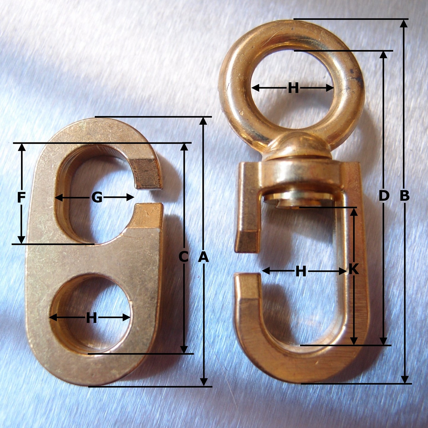 Inglefield Clips / Flag Swivels