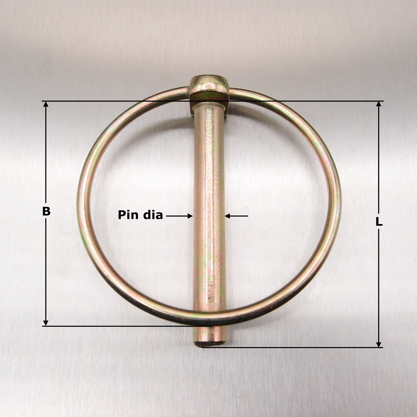 Linch Pins - Apple Keep - Yellow Passivated