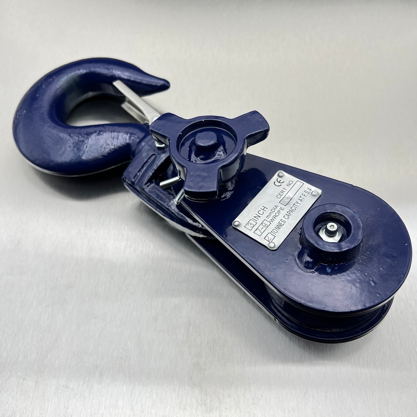 Lightweight Heavy Duty Snatch blocks - with Swivel Hook and Safety Catch
