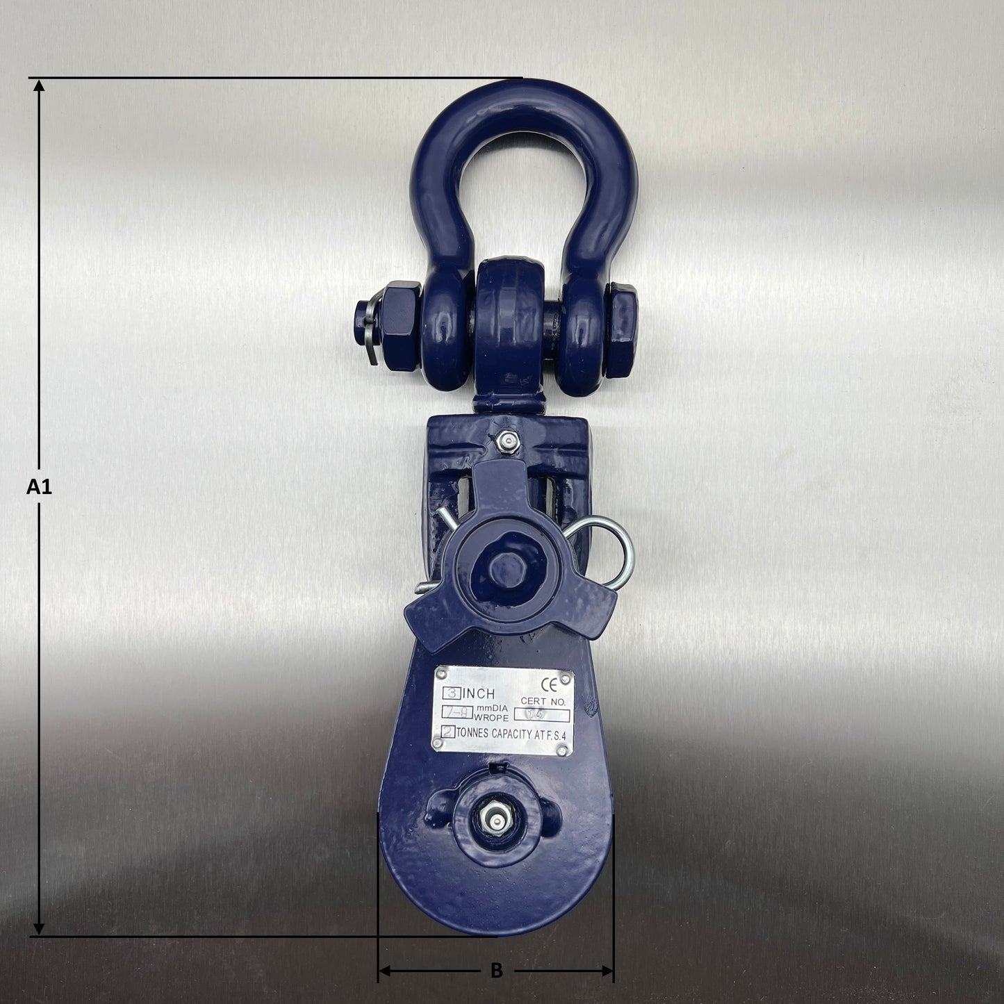 Lightweight Heavy Duty Snatch blocks - with Swivel Shackle