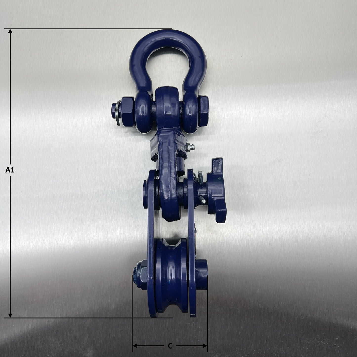 Lightweight Heavy Duty Snatch blocks - with Swivel Shackle