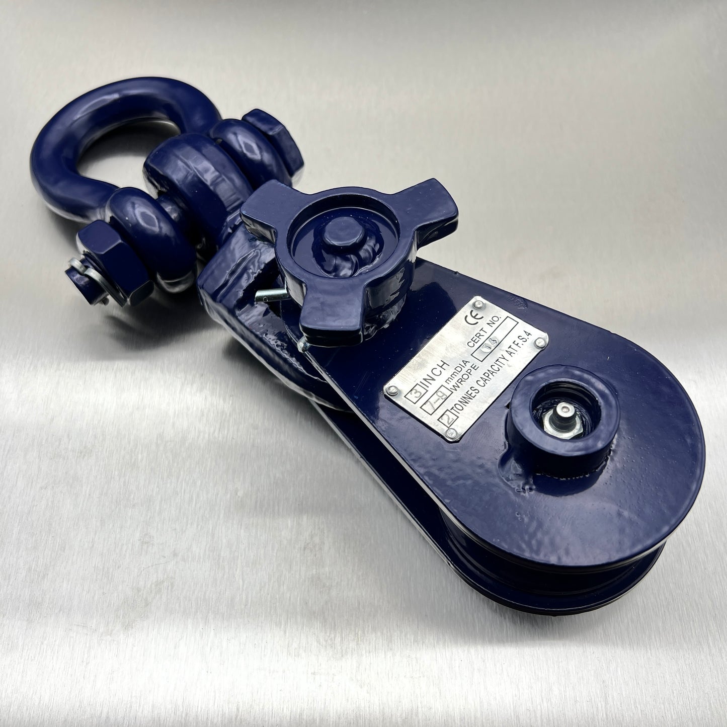 Lightweight Heavy Duty Snatch blocks - with Swivel Shackle