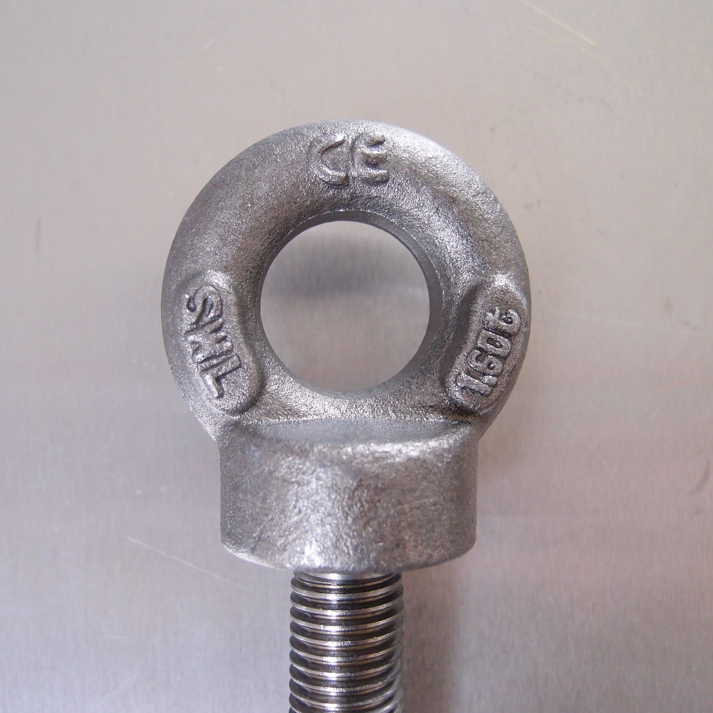Metric Long Shank Collared Eyebolts - Tested and Certified