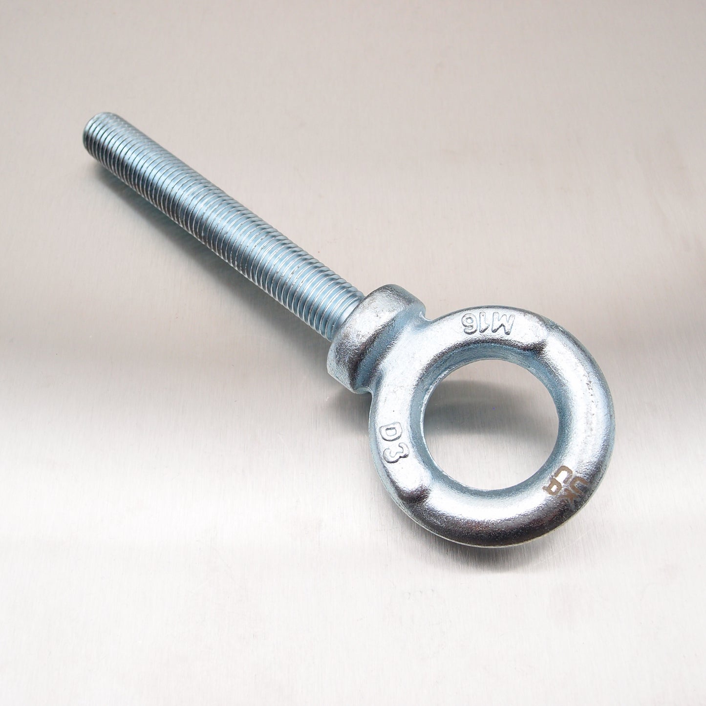 Metric Long Shank Dynamo Eyebolts Zinc Plated
