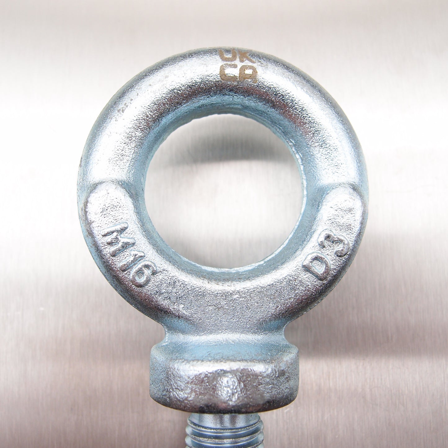 Metric Long Shank Dynamo Eyebolts Zinc Plated