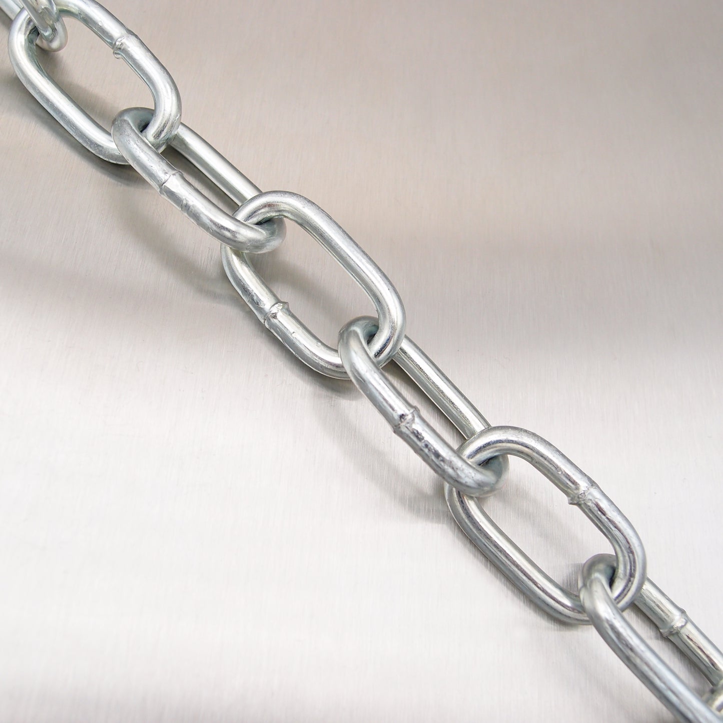 Mild Steel Welded Straight Link Chain - Zinc Plated