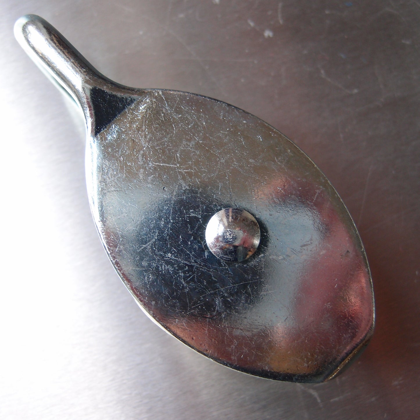 Single Awning Pulley - Nylon Sheave - Fixed Eye - Zinc Plated Steel