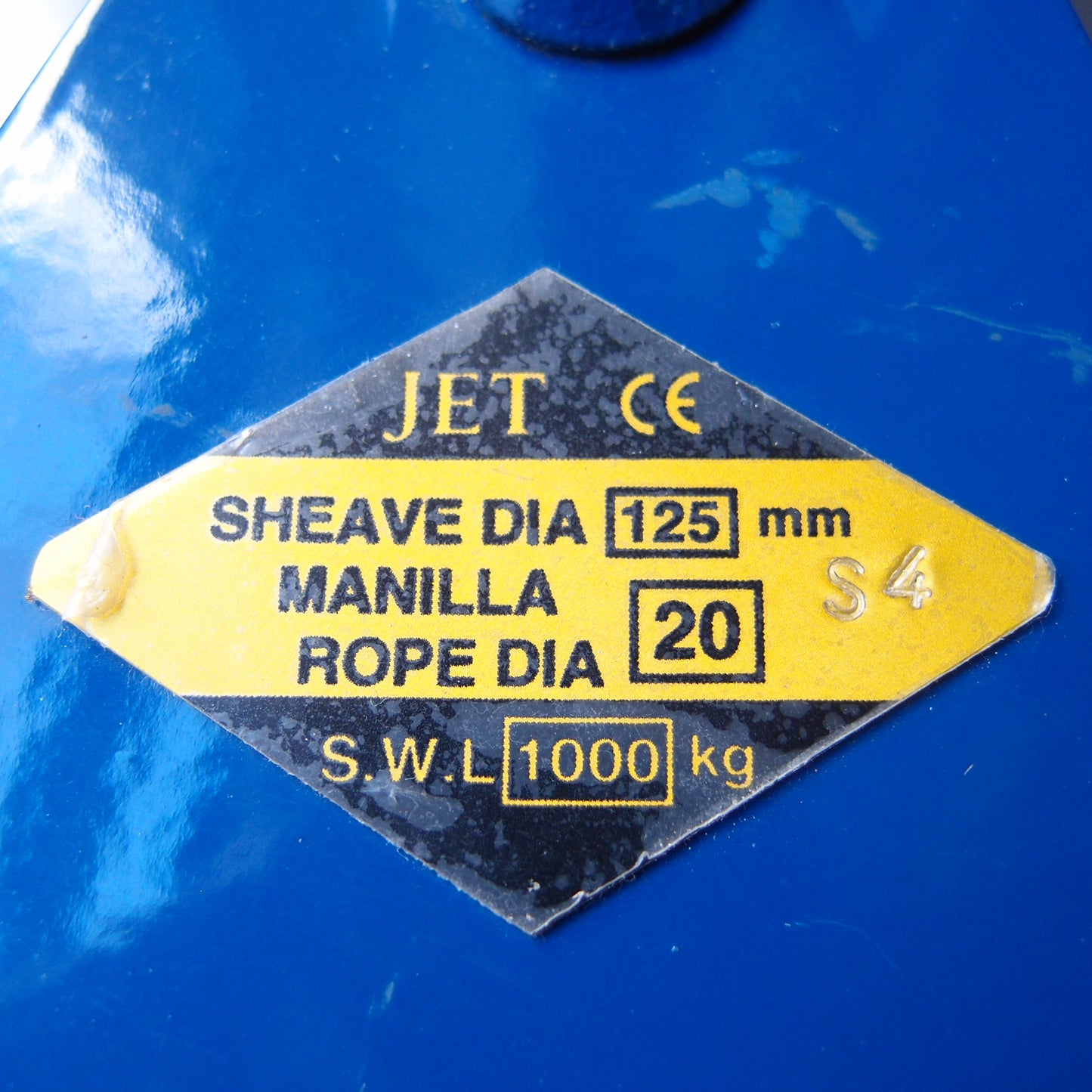 London Pattern Pulley Blocks with Nylon Sheaves: Triple Sheave 127mm