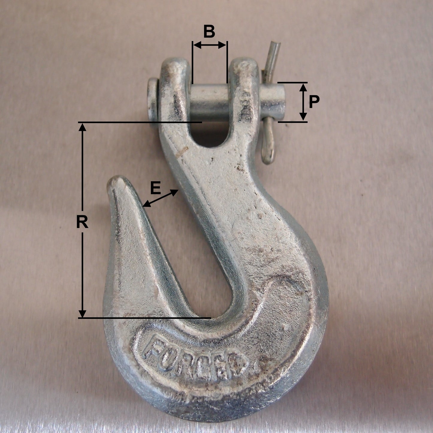 Clevis Grab Hook - Alloy Steel - Zinc Plated