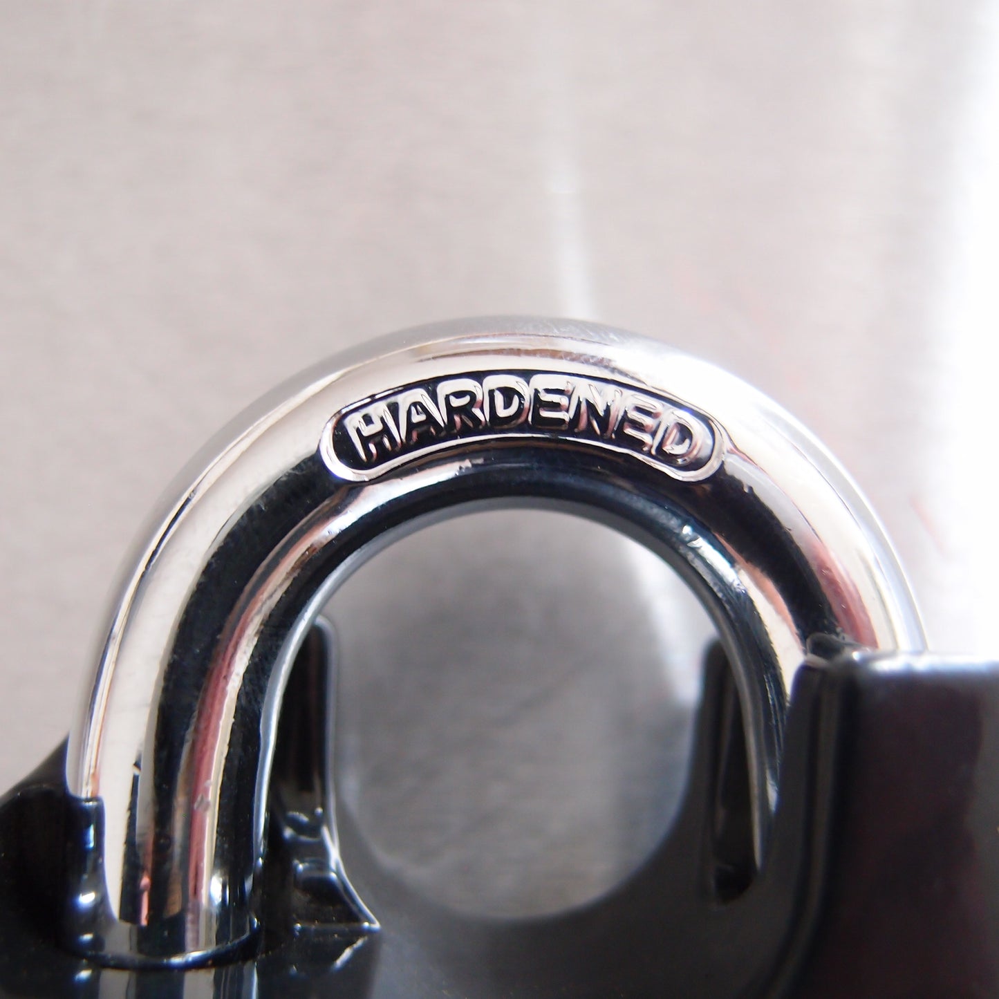 10.5mm Padlock Black Coated with Hardened Shackle - 4 Keys