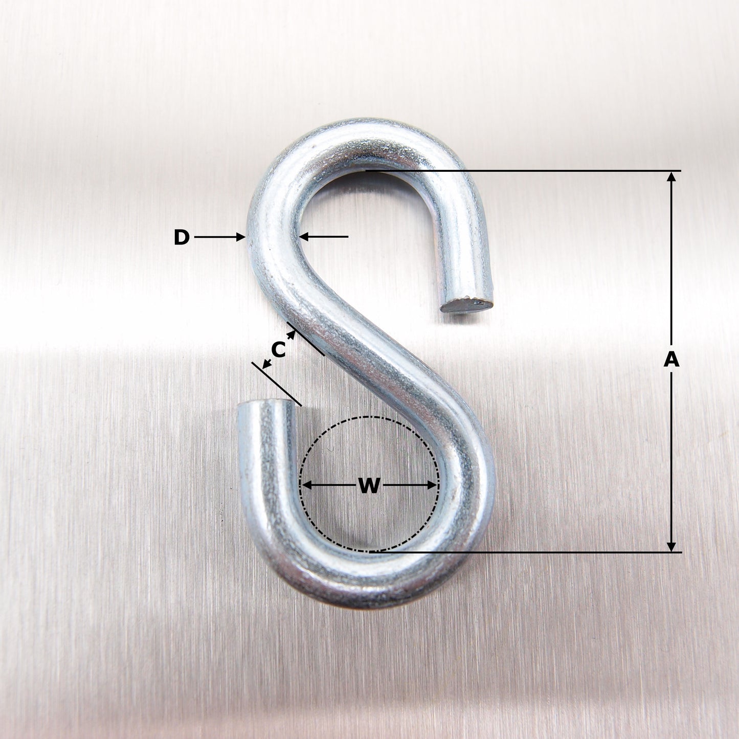 S Hook - Zinc Plated