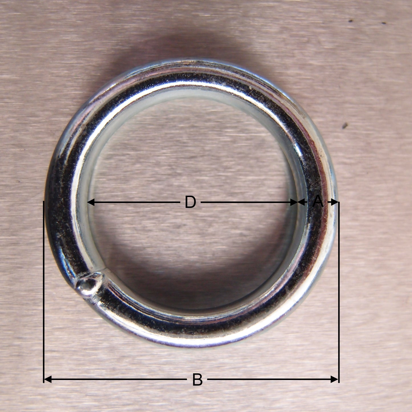Welded Round Ring - Zinc Plated Steel