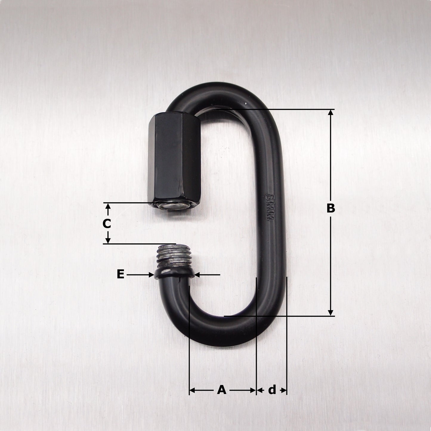 Quick Link - Black Coated Steel