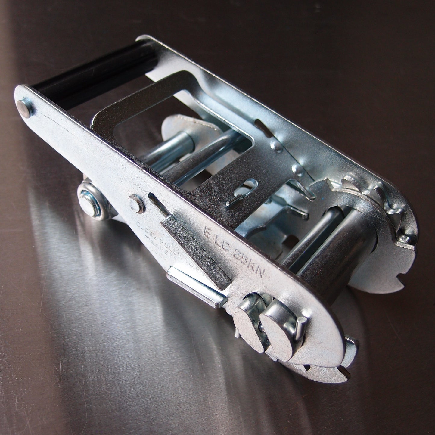 50mm Webbing Ratchet Handles: Short Narrow LC 25 kN
