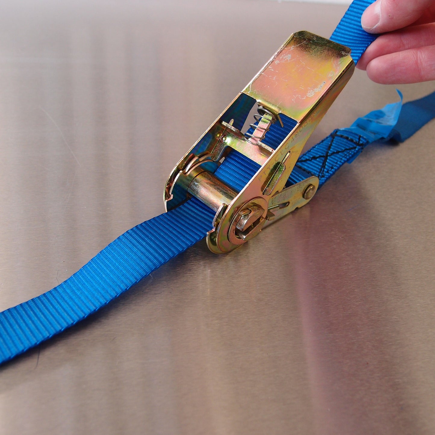 25mm Ratchet Strap, 800kgs with Claw Hooks