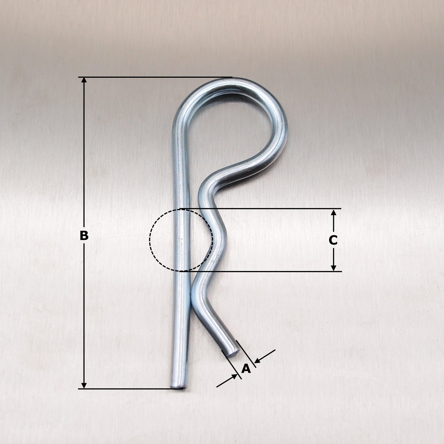 Zinc Plated R-Clip - Retaining Pin