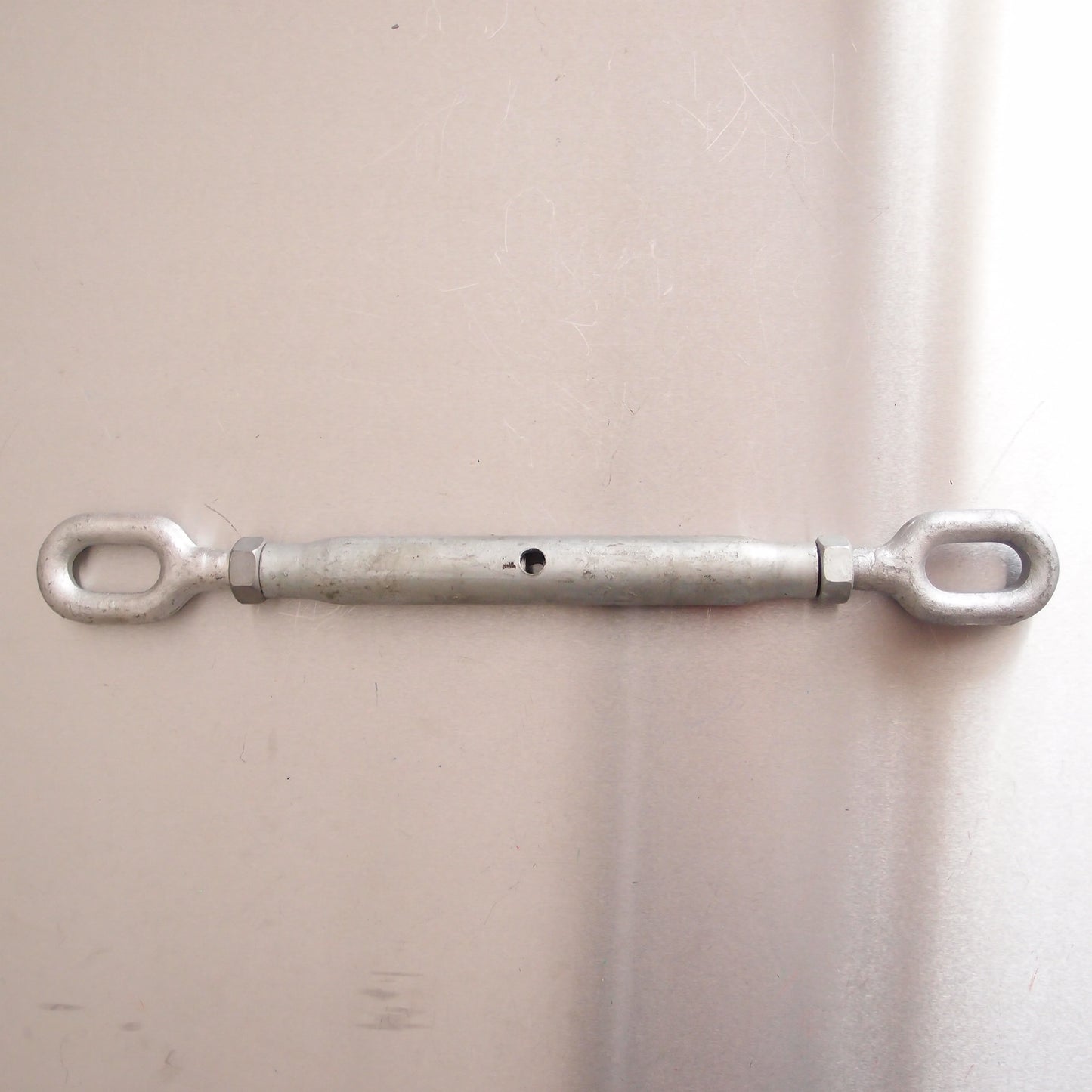 Rigging Screws Closed Body with Locknuts: Galvanised - Eye & Eye