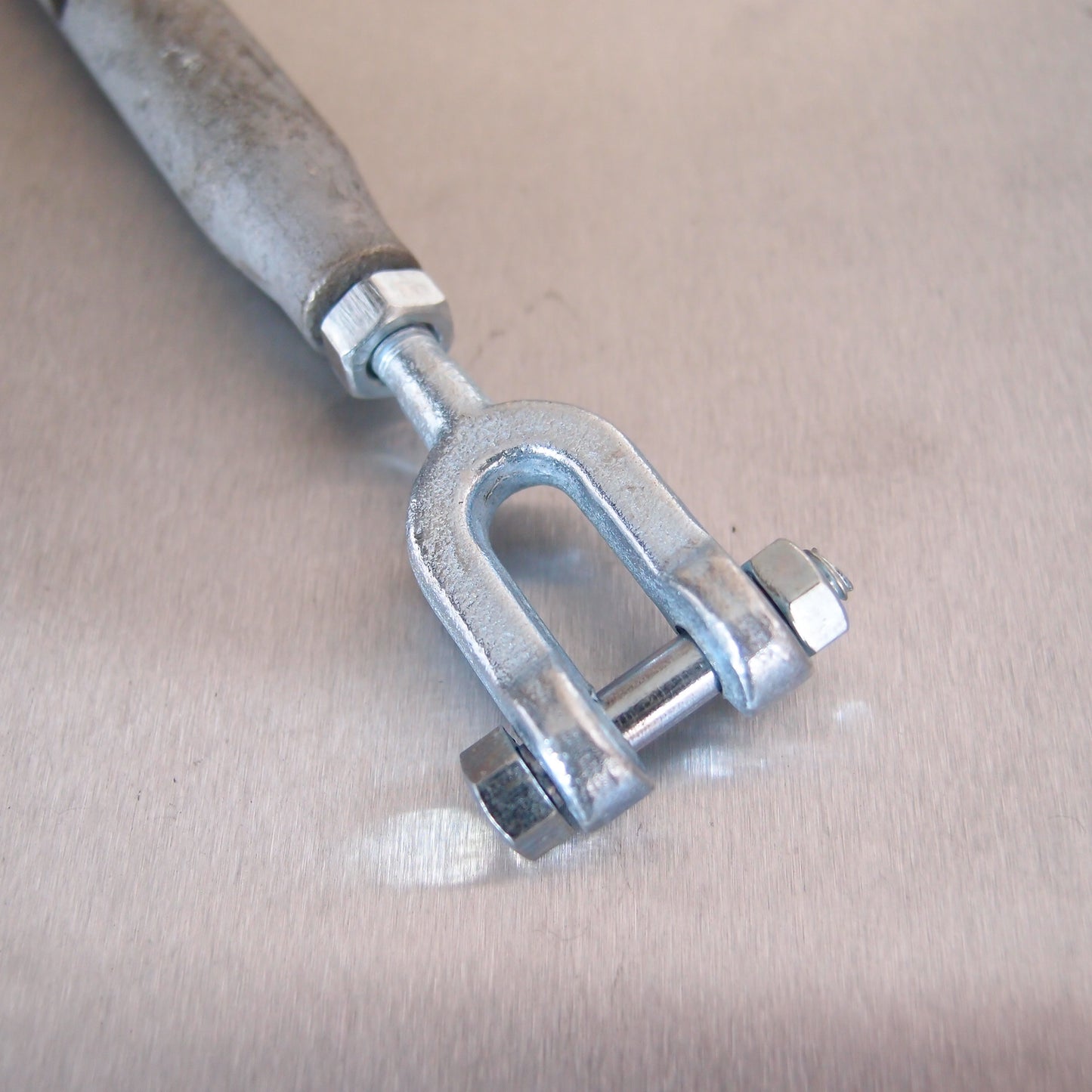 Rigging Screws Closed Body with Locknuts: Galvanised - Jaw & Jaw