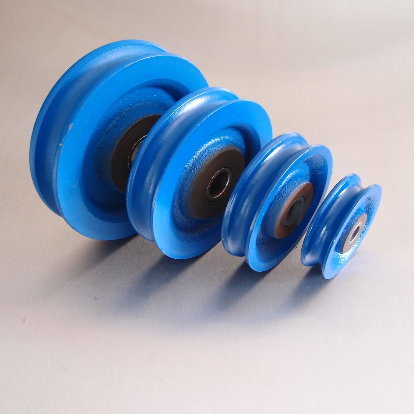 Painted Cast Iron Sheaves with Sintered Steel Bush - Pulley wheel
