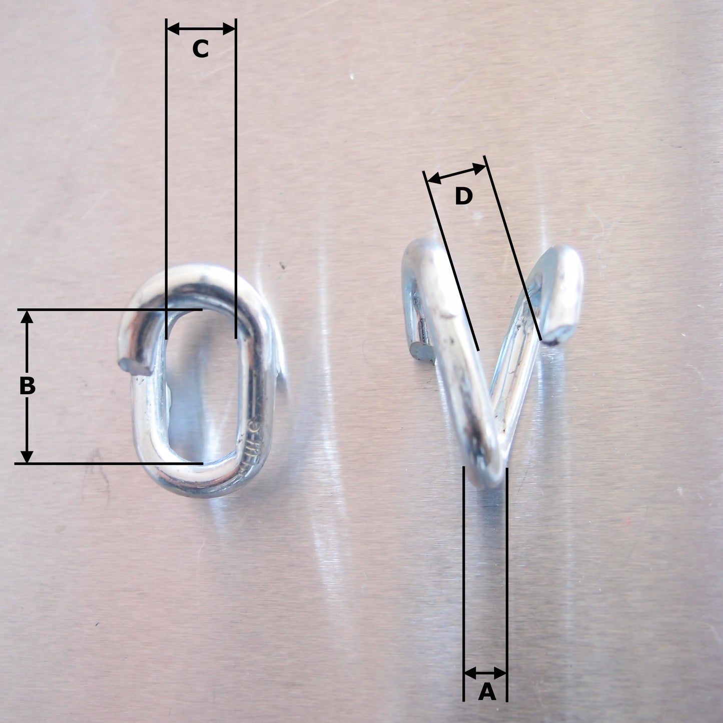 Scarf - Lap, Repair, Mending - Link - Zinc Plated