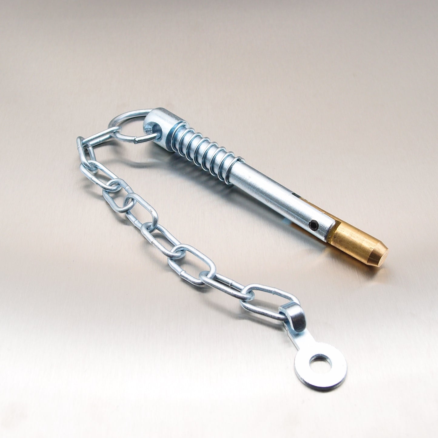 Zinc Plated Sword Pin and Chain