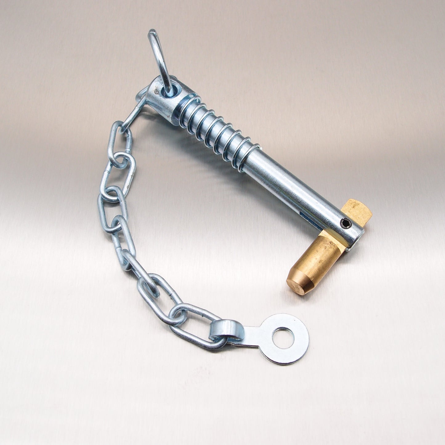 Zinc Plated Sword Pin and Chain