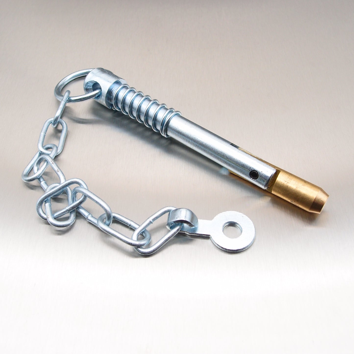 Zinc Plated Sword Pin and Chain