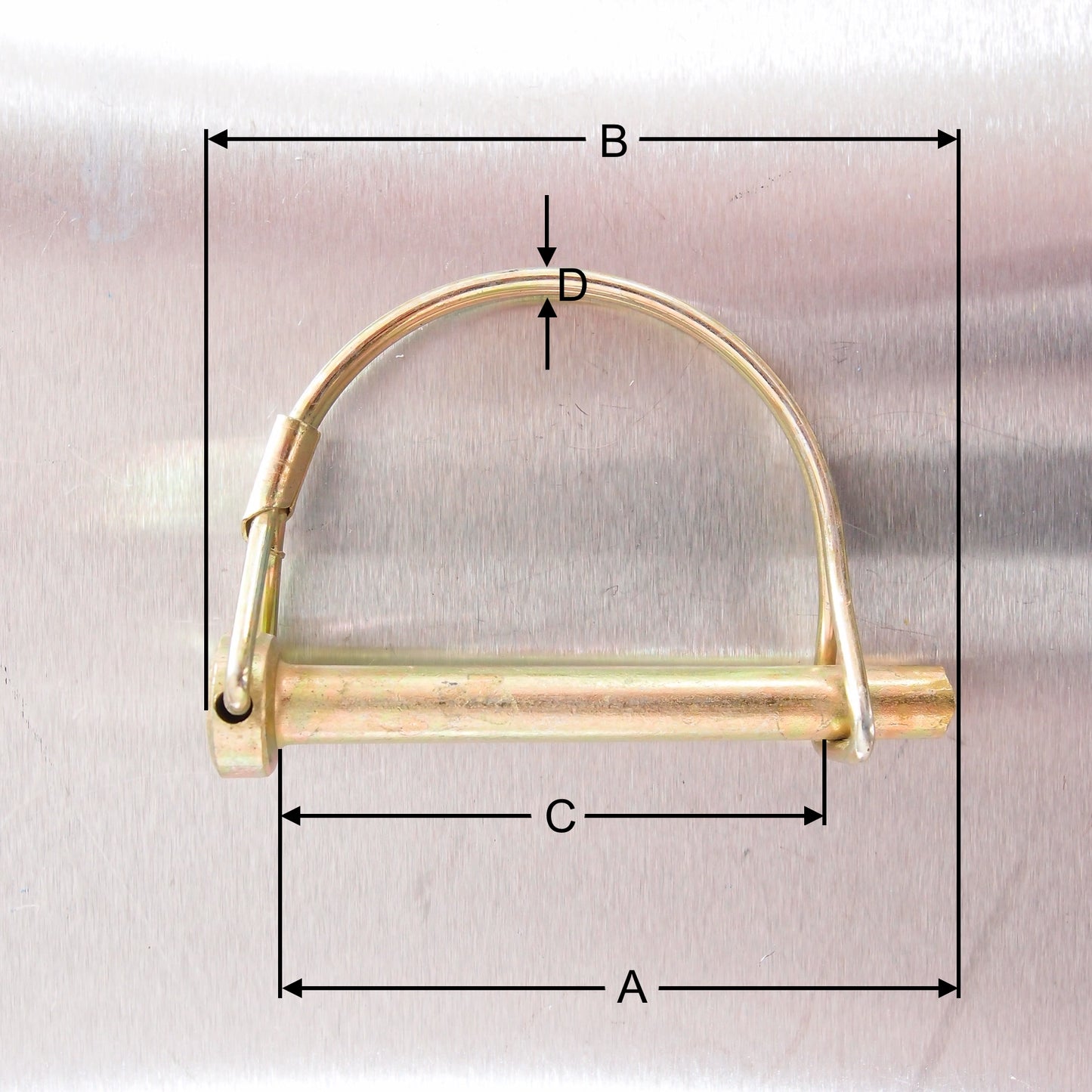 Shaft Locking Pin - Yellow Passivated