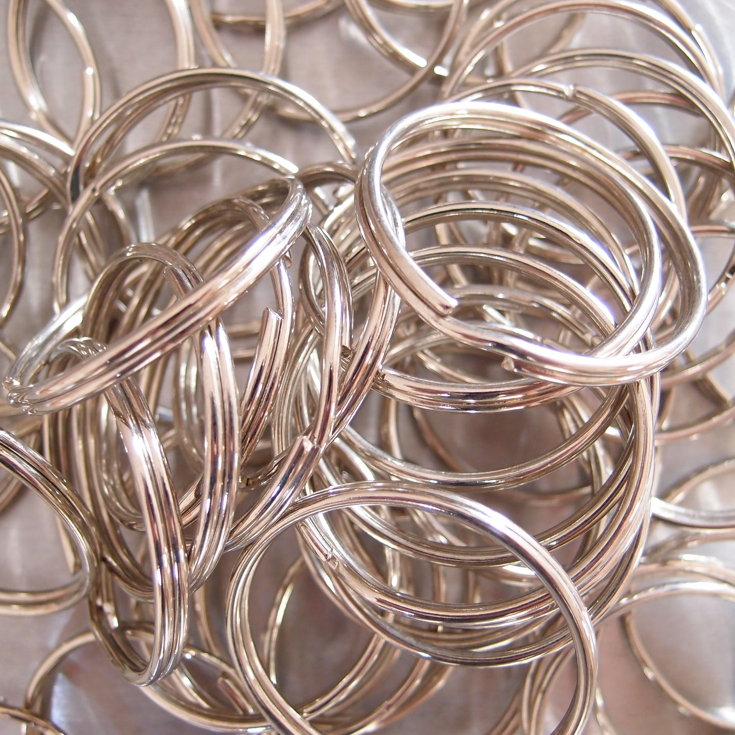 Split Ring (Key Ring) - Nickel Plated Steel