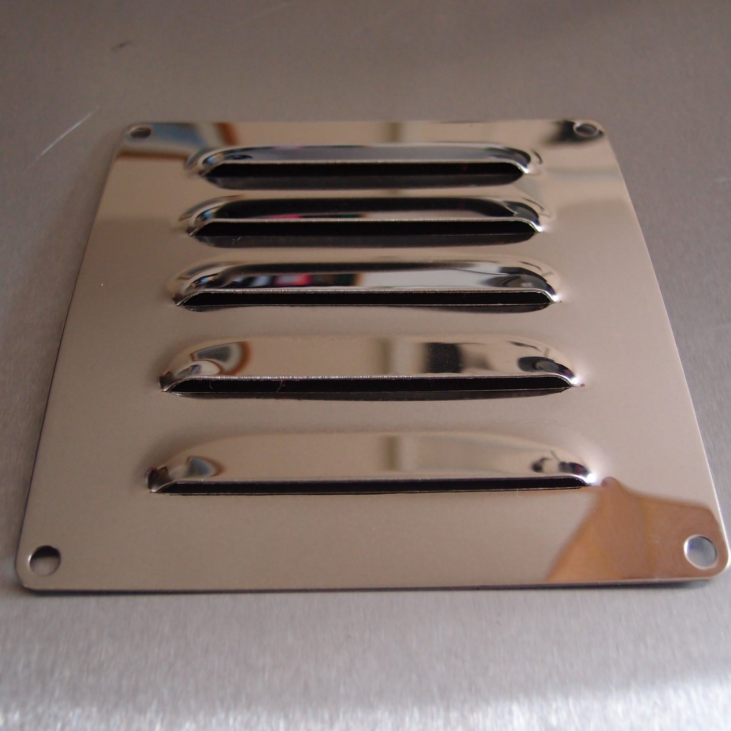 120mm x 120mm Stainless Steel Vertical Vent AISI 304