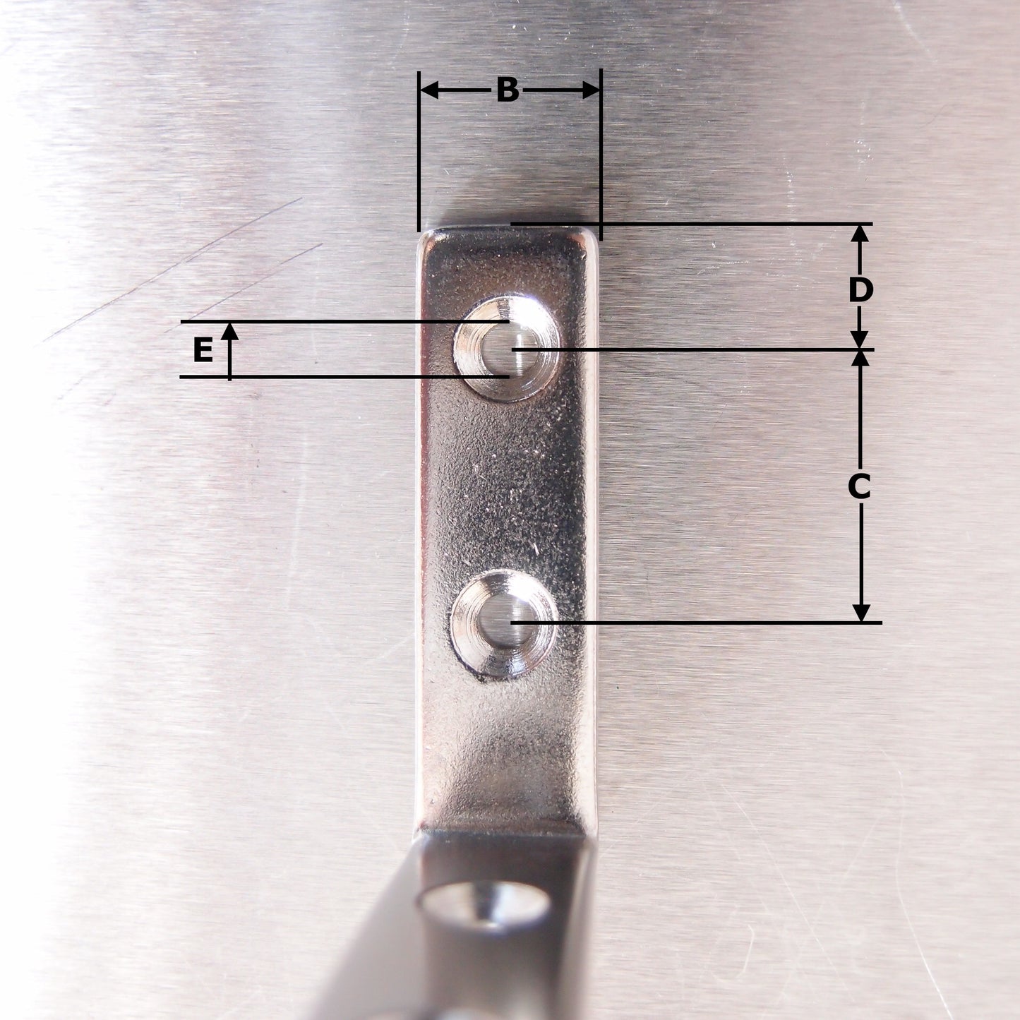 Angle Bracket Stainless steel AISI 304 - Narrow